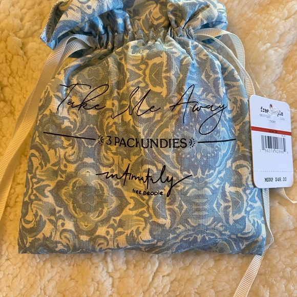 NWT Free People Take Me Away 3 pack undies - Picture 3 of 4